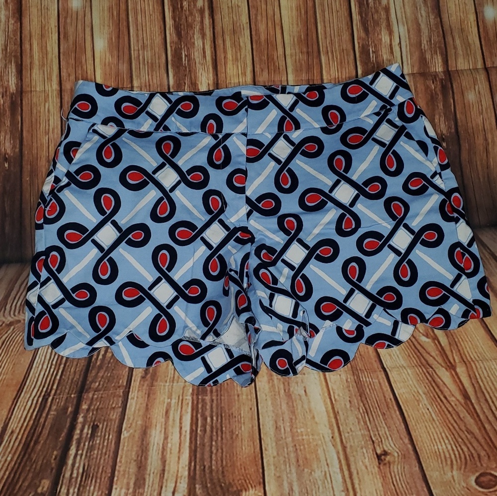 Women's Crown & Ivy Scalloped Edge Shorts BNWOT